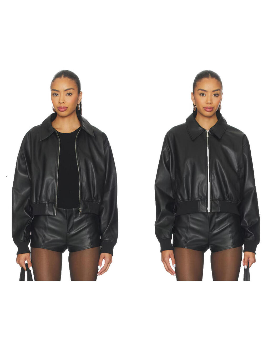 Tiger Mist Beren Jacket faux leather Black size XS NWT $129msrp